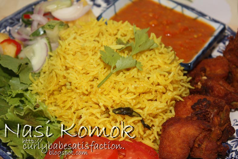 Curlybabe's Satisfaction Nasi Komok aka Khao Mok Gai aka Nasi Beriani Siam