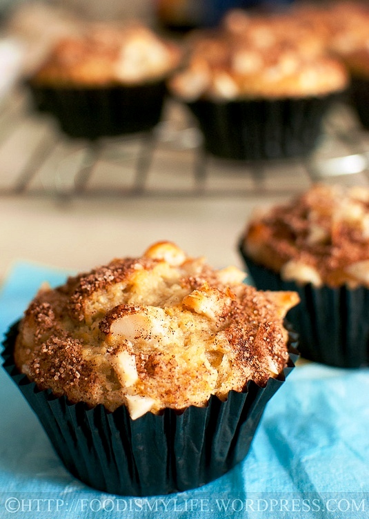 The Bestest Recipes Online: Banana, Macadamia, Coconut and Cinnamon Muffins