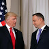 Trump opens second visit to Europe in Poland