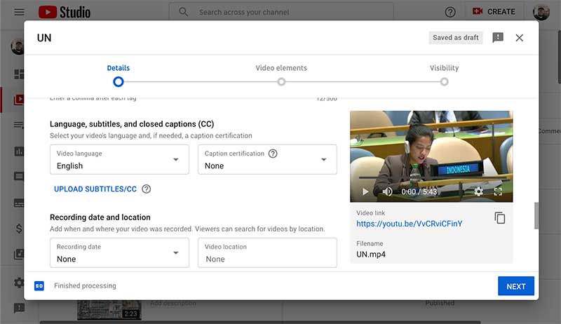 Cara Membuat Transkrip Video Dengan Youtube