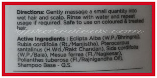 Baidyanath Mahabhringraj Herbal Shampoo Ingredients