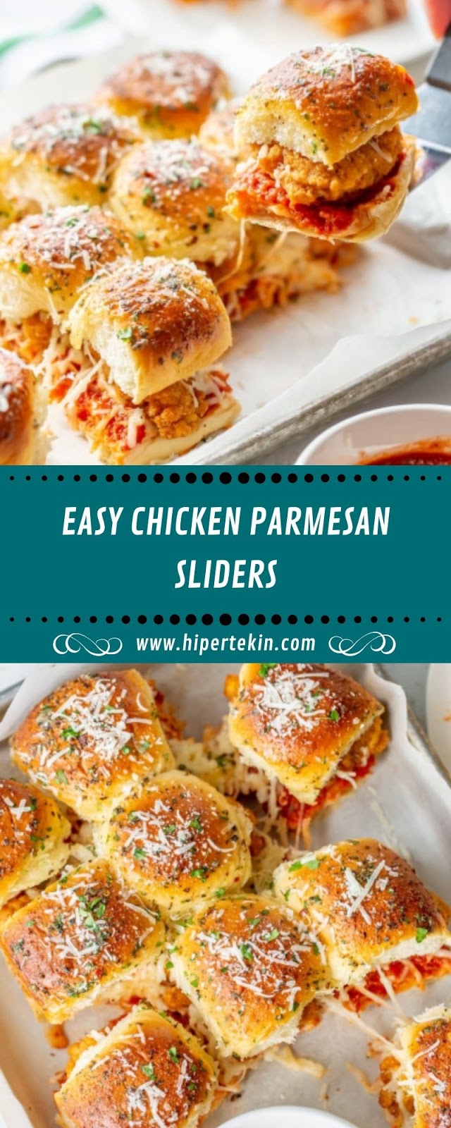 EASY CHICKEN PARMESAN SLIDERS