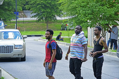 Donald Glover, Brian Tyree Henry and Keith Stanfield in Atlanta Season 1