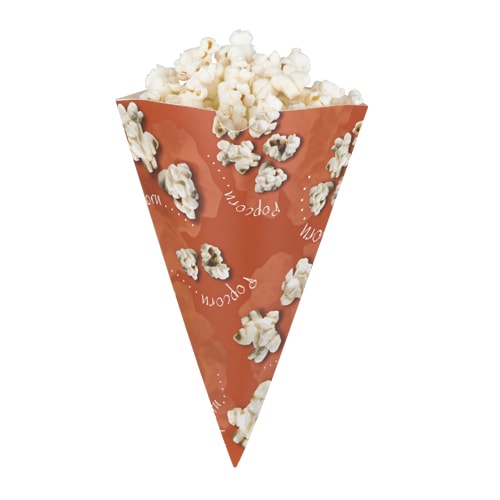 conical popcorn boxes