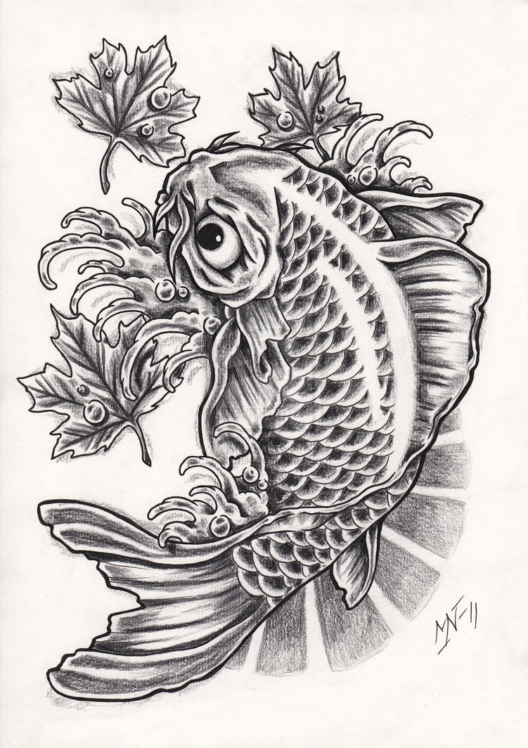koi fish tattoo photos 03 The Collectioner