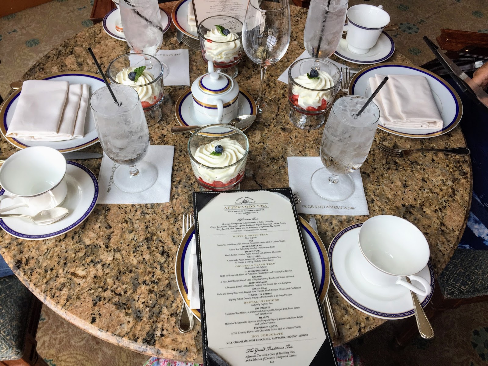 Rosemary's Sampler Afternoon Tea The Grand America Hotel, Salt Lake City