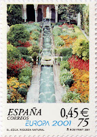 PATIO DE LA ACEQUIA, PALACIO DEL GENERALIFE EN GRANADA PATIO DE LA ACEQUIA, PALACIO DEL GENERALIFE EN GRANADA