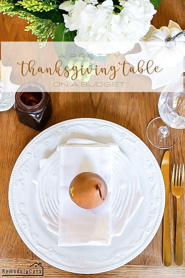 How To Set A Pretty Thanksgiving Table