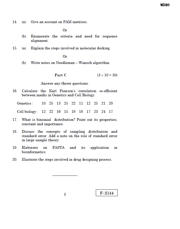 question paper of biostatistics and research methodology