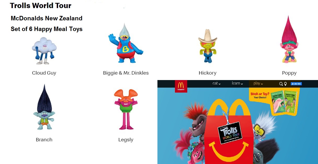 trolls mcdonald's toys