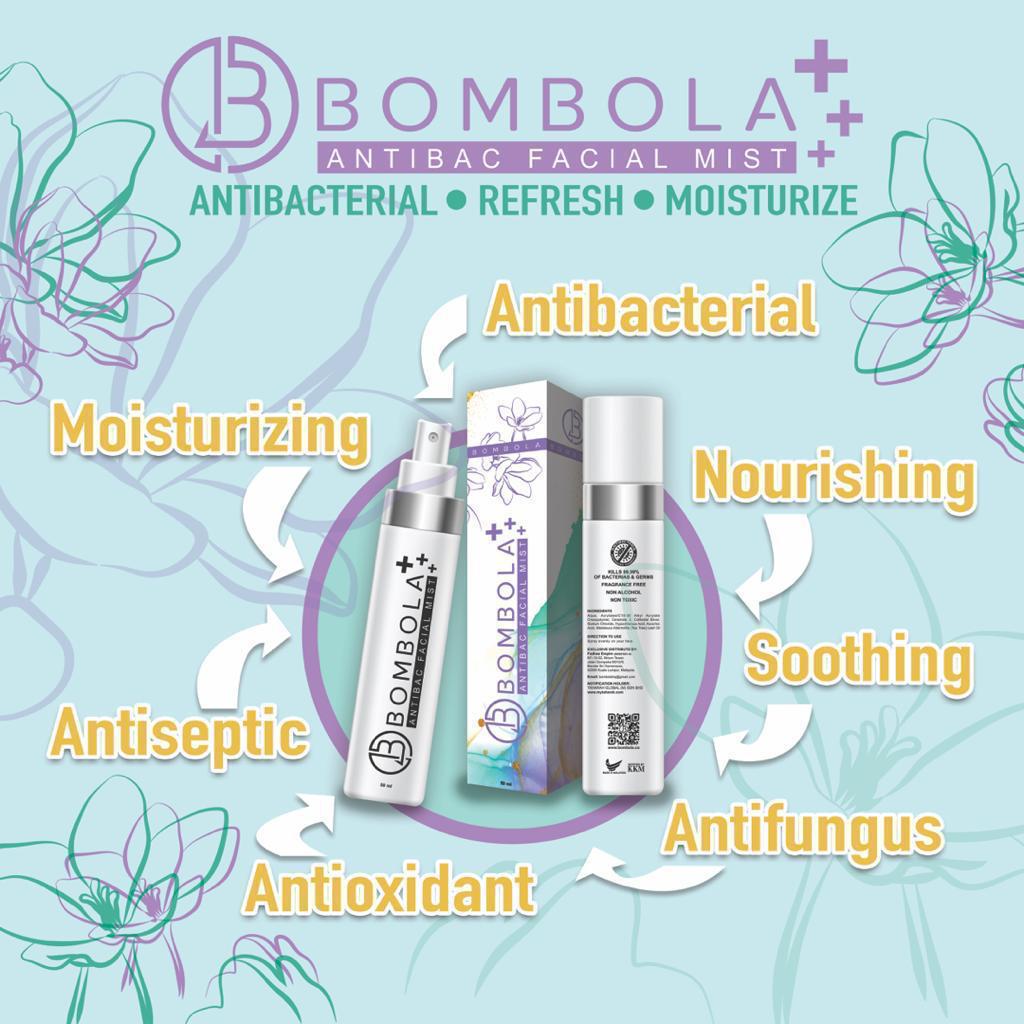 Bombola, Bombola AntiBac Facial Mist, Beauty by Rawlins, Rawlins GLAM, Rawlins Lifestyle, Extra Jaga