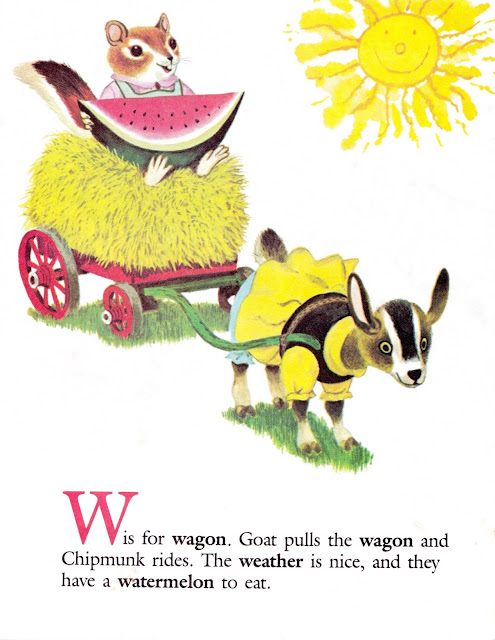 "Richard Scarry's Chipmunk's ABC" by Roberta Miller, illustrated by Richard Scarry (1963)