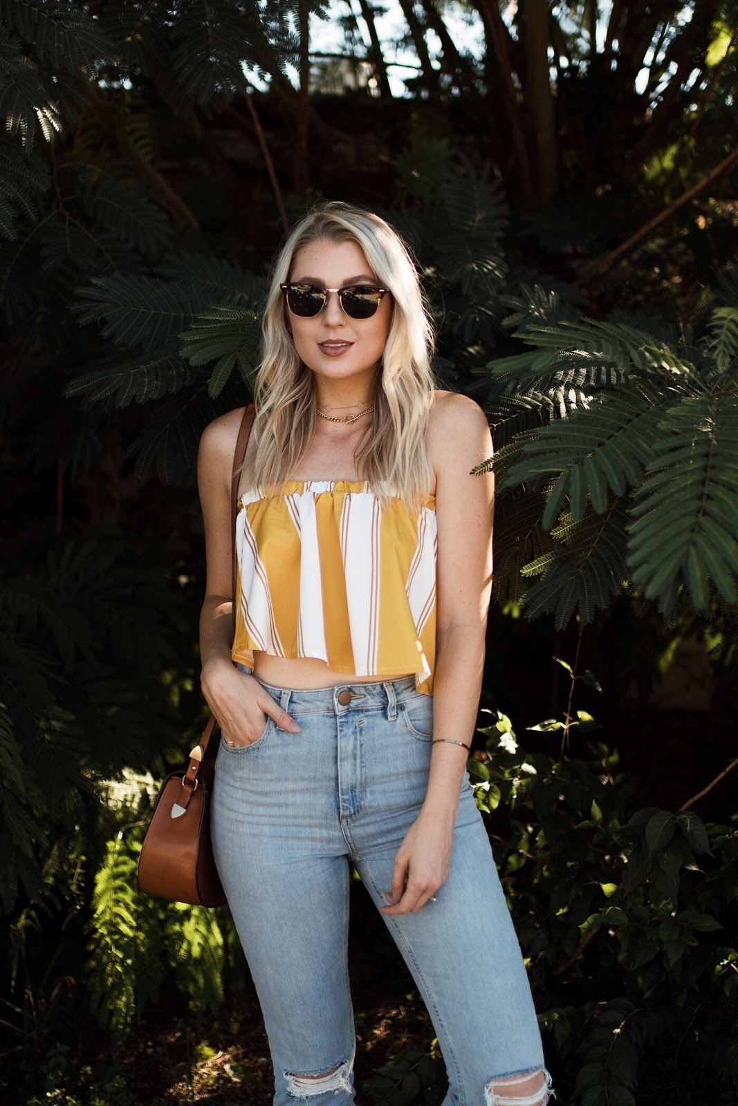 Love, Lenore Crop Top + Mom Jeans