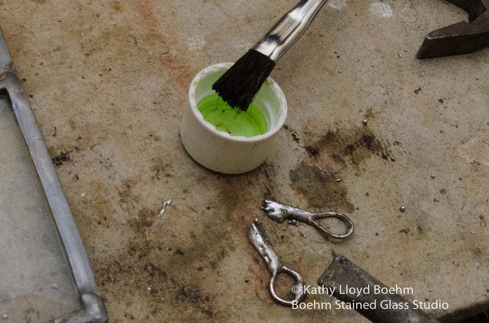 Boehm Stained Glass Blog Adding Hooks to Stained Glass