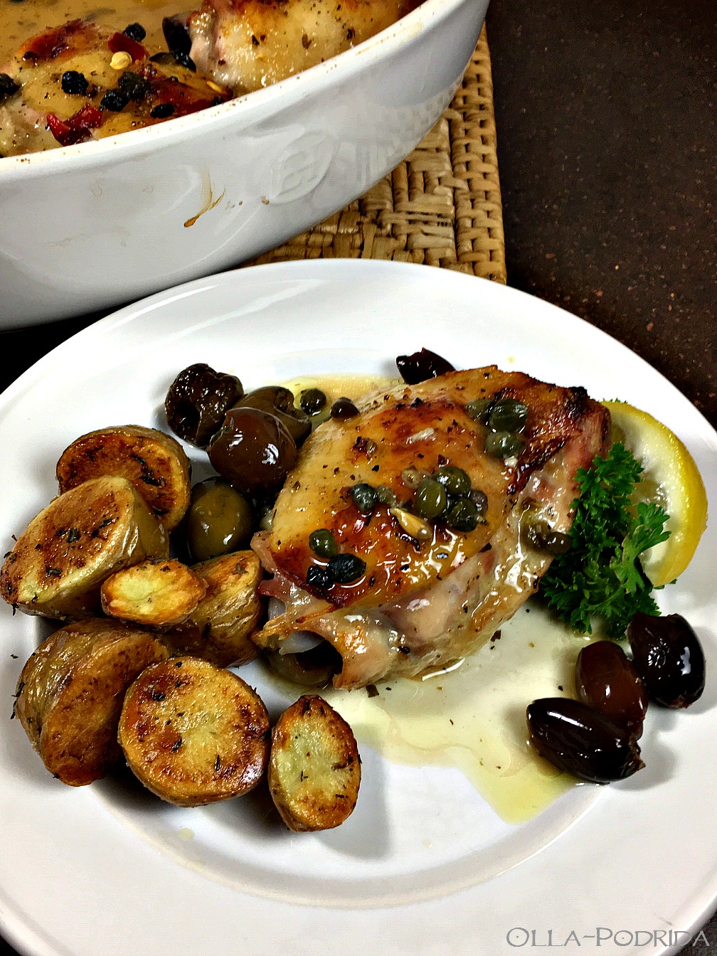 OllaPodrida Chicken with Olives & Capers