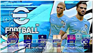 Download eFootball PES 2022 PPSSPP Season Update CV8 Best Real Face & New Kits And Latest Transfer