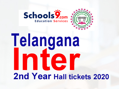 TS Inter 2nd Year Hall tickets 2020