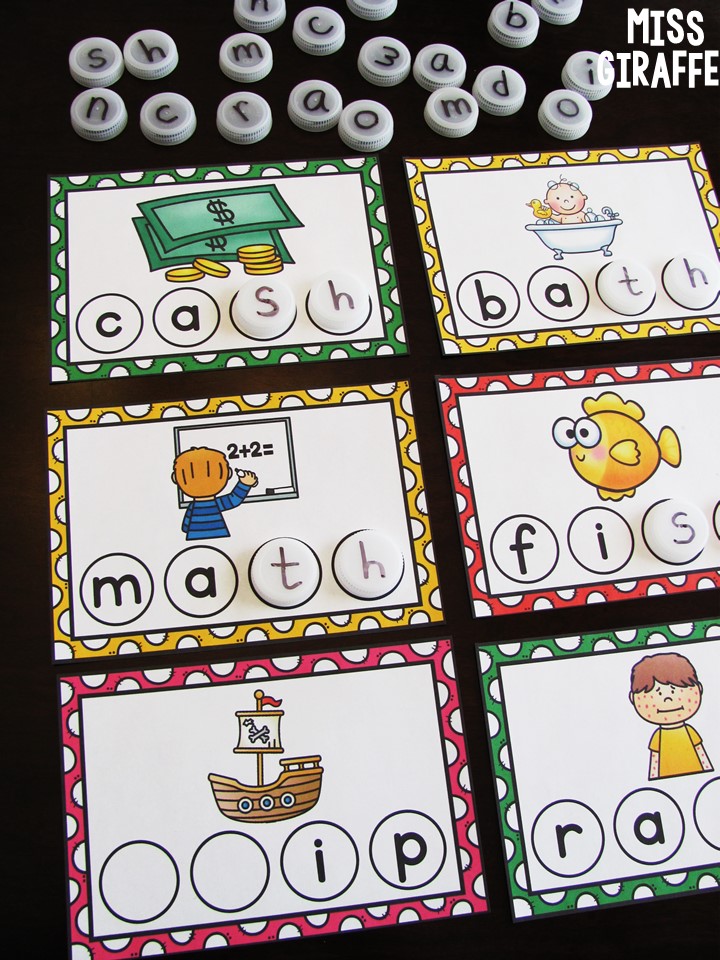 Miss Giraffe's Class: Digraphs Activities for First Grade and Kindergarten