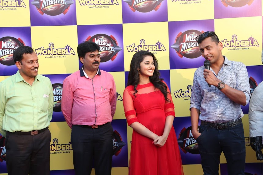 Anupama Parameswaran wearing Asmitha & Madhulatha outfit at Wonderla Hyderabad