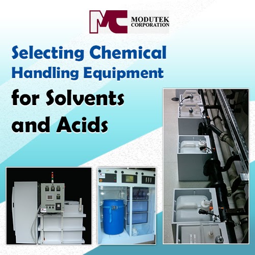 Modutek Corporation Selecting Chemical Handling Equipment for Solvents