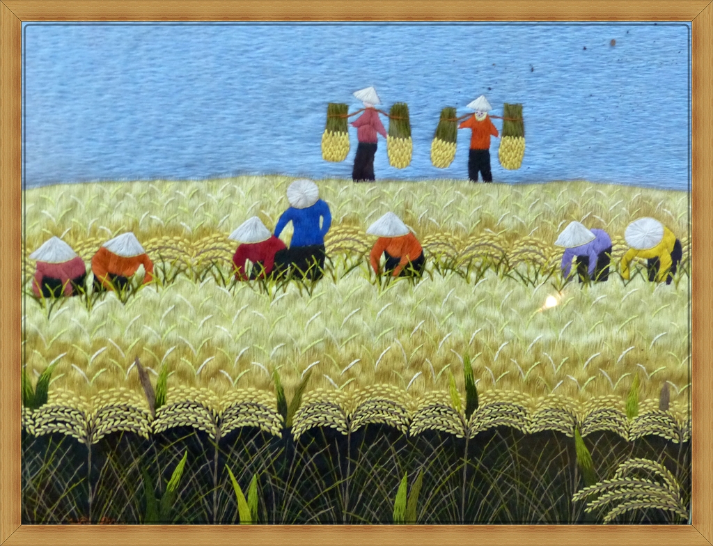 Masters of craft  souvenirs from vietnam embroidery