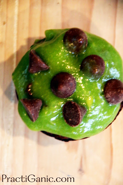 Chocolate Black Bean Cupcakes with Avocado Frosting