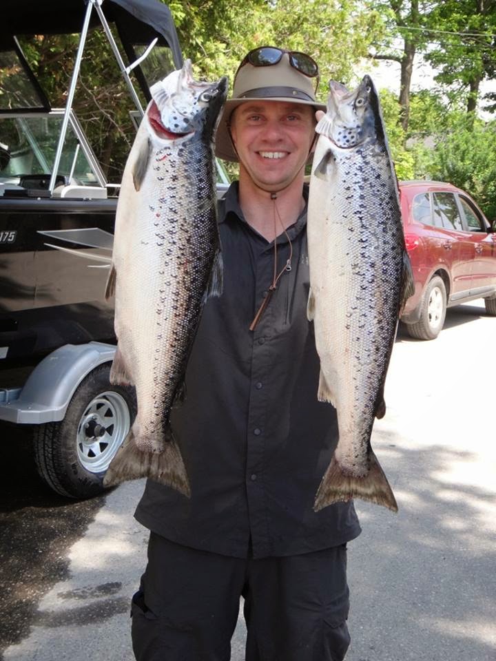 Bruno Mayot, Lomechuse, guide de pêche aux salmonidés, pêche lac Memphrémagog