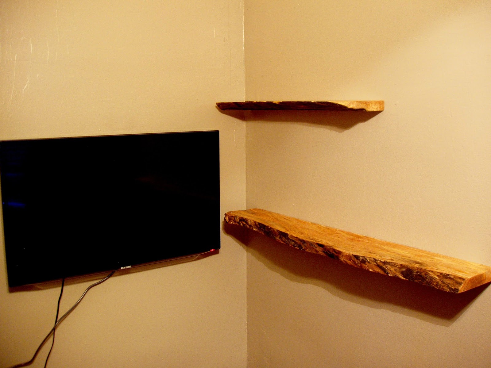 Custom Made Floating Shelves (13 Image) Wall Shelves