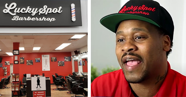 Shaun Corbett, owner of Lucky Spot Barbershop in Walmart