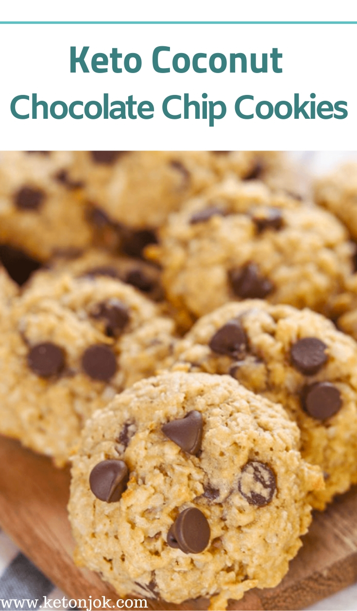Keto Coconut Chocolate Chip Cookies Recipe Joki's Kitchen