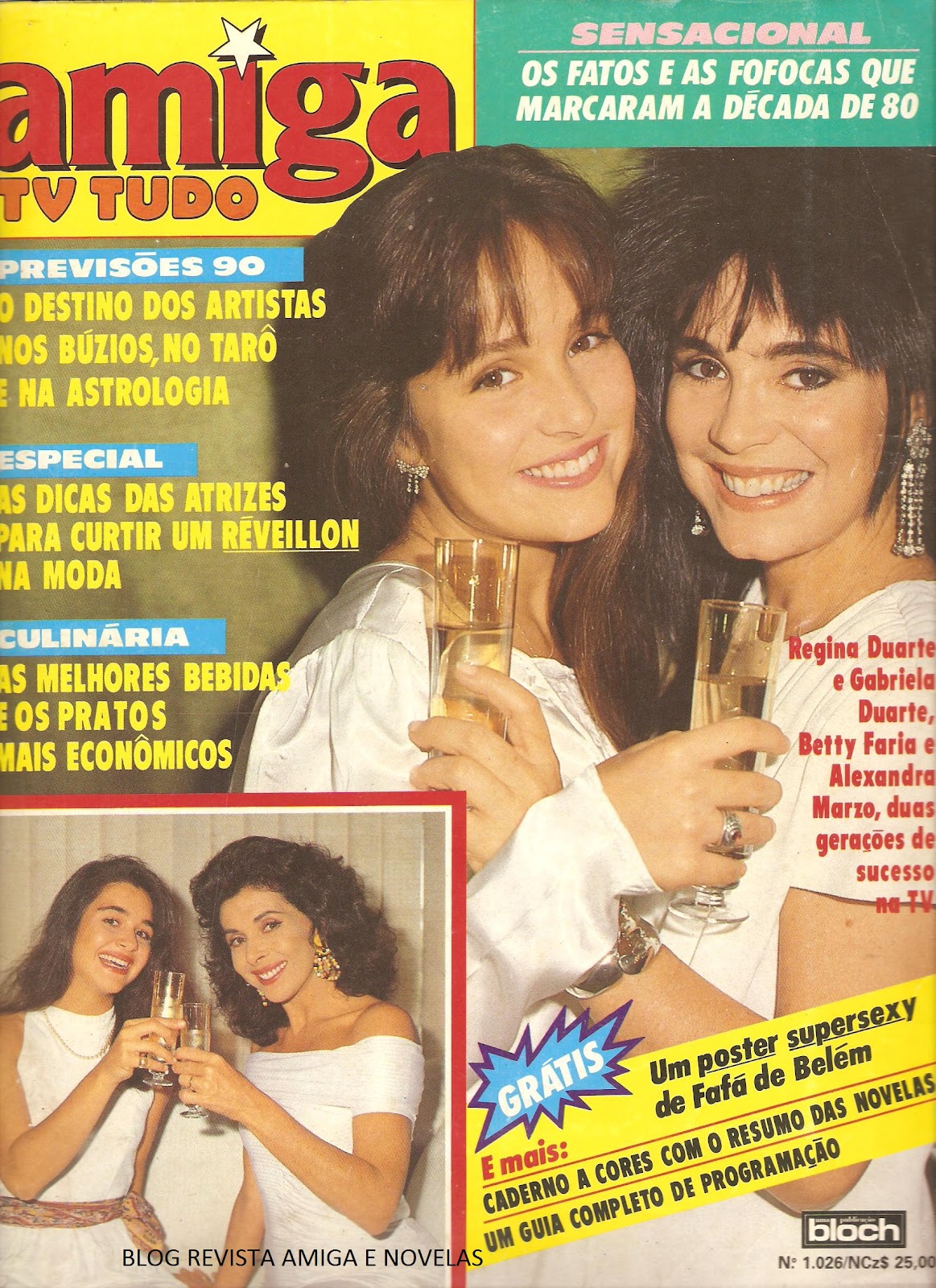 REVISTA AMIGA E NOVELAS: REVISTA AMIGA - Nº 1.026 - 15/01/90