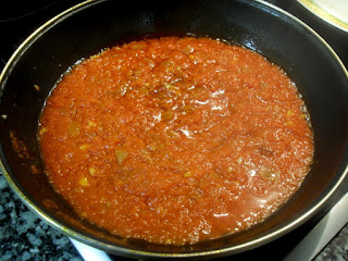 Sofrito de tomate.