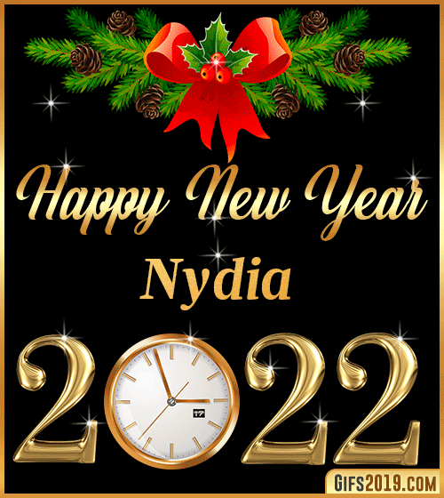 Gif Happy New Year 2022 Nydia