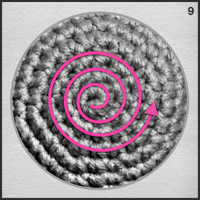 How To Crochet In Spiral / Continuous Rounds With Single Crochet