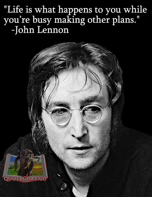 Quote Goat, Daily Quotes: John Lennon, Life