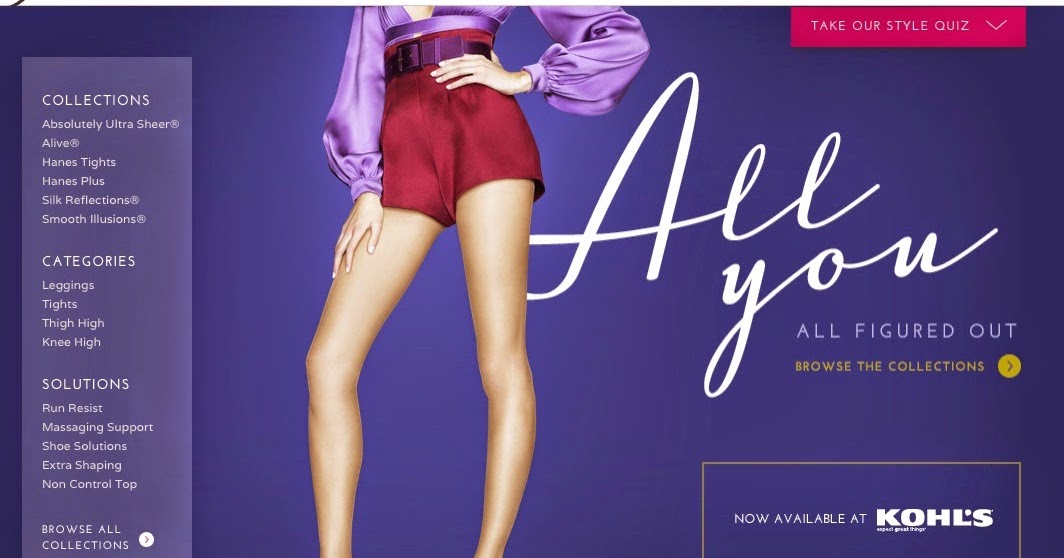 Hosiery For Men New Hanes Hosiery website redesigned