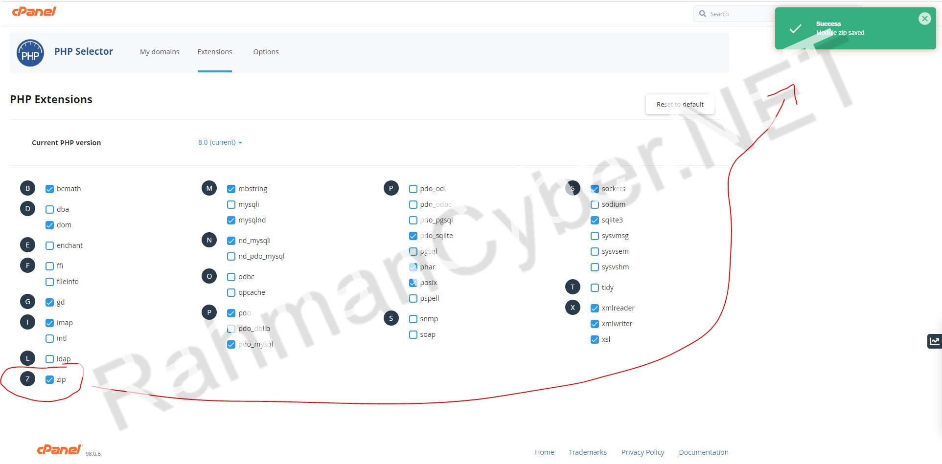 install extension PHP zip success install extension PHP zip success
