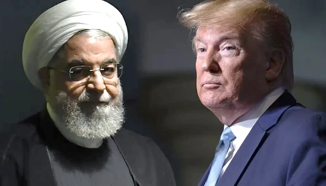 Presidente Donald Trump y Hassan Rouhani