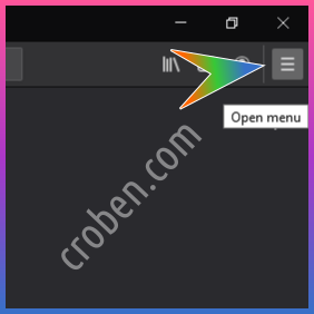 Croben.com Dark Mode Websites Step 1