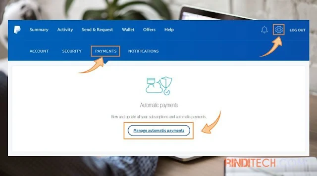 Cara Cancel Automatic Payment di Paypal