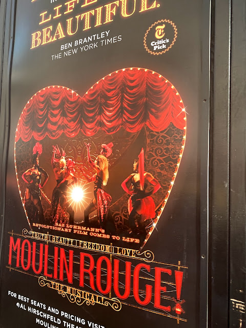 Moulin Rouge Broadway Musical Poster New York City