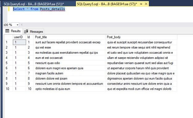 Microsoft Business Intelligence: Calling API from SQL Server and ...