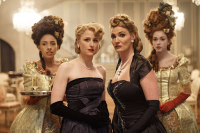 Mamie Gummer and Sarah Parish in The Collection Series (16)