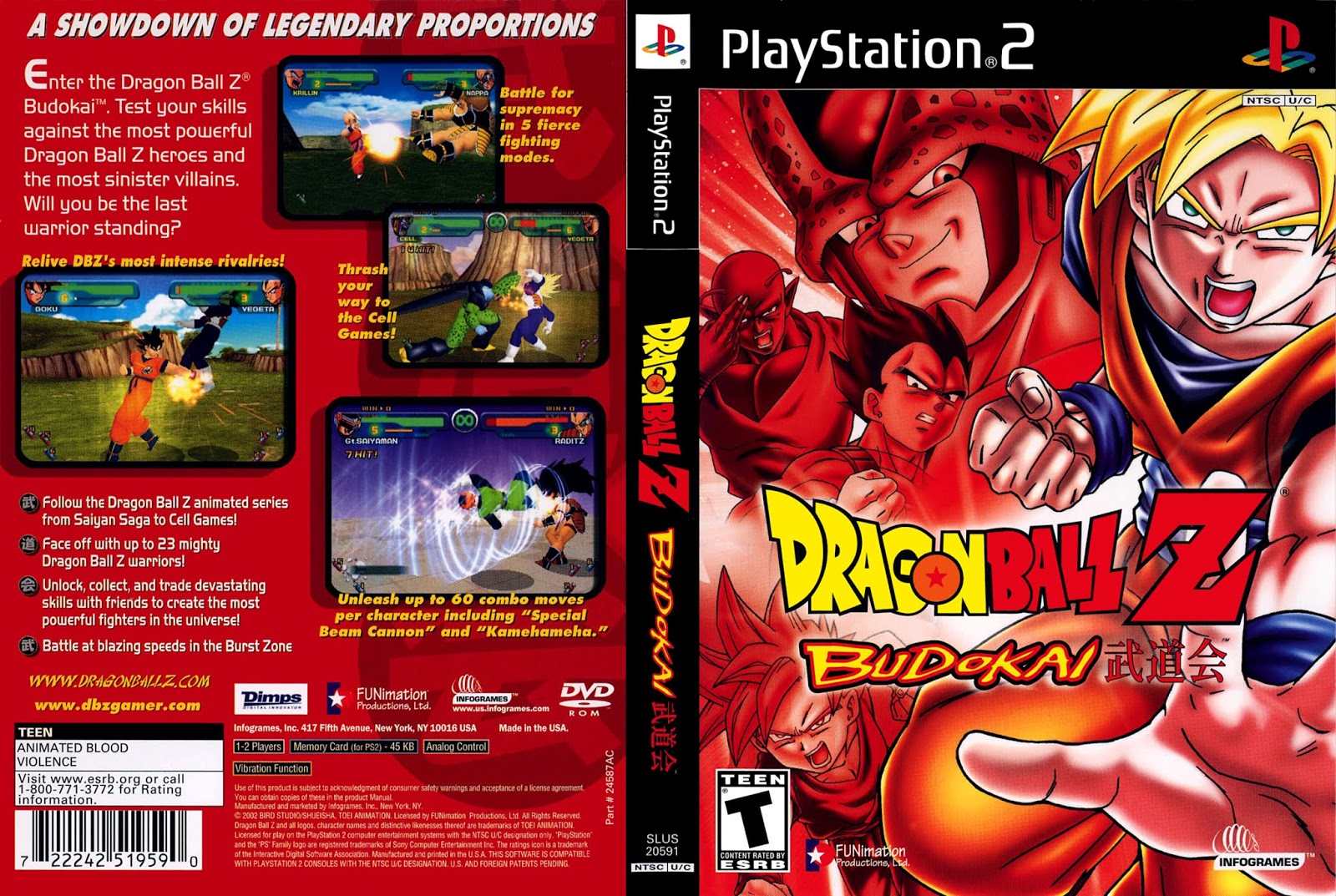 Zona Torrent Game: Dragon Ball Z Budokai (ISO) PS2 - Download