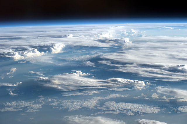 Clouds seen from the International Space Station