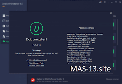Download IObit Uninstaller 9.5.0 Pro Final Full Version Crack Patch SN