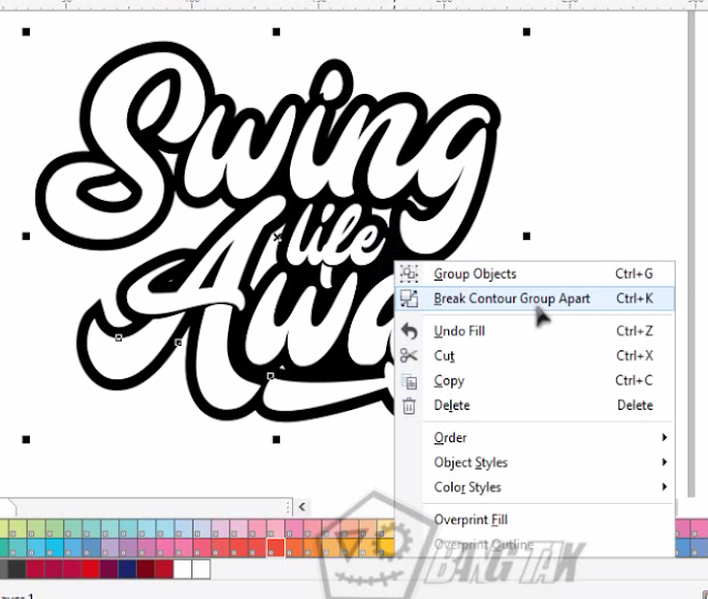 Cara Membuat Typography Text Di CorelDraw (Ver.2) Cara Membuat Typography Text Di CorelDraw (Ver.2)