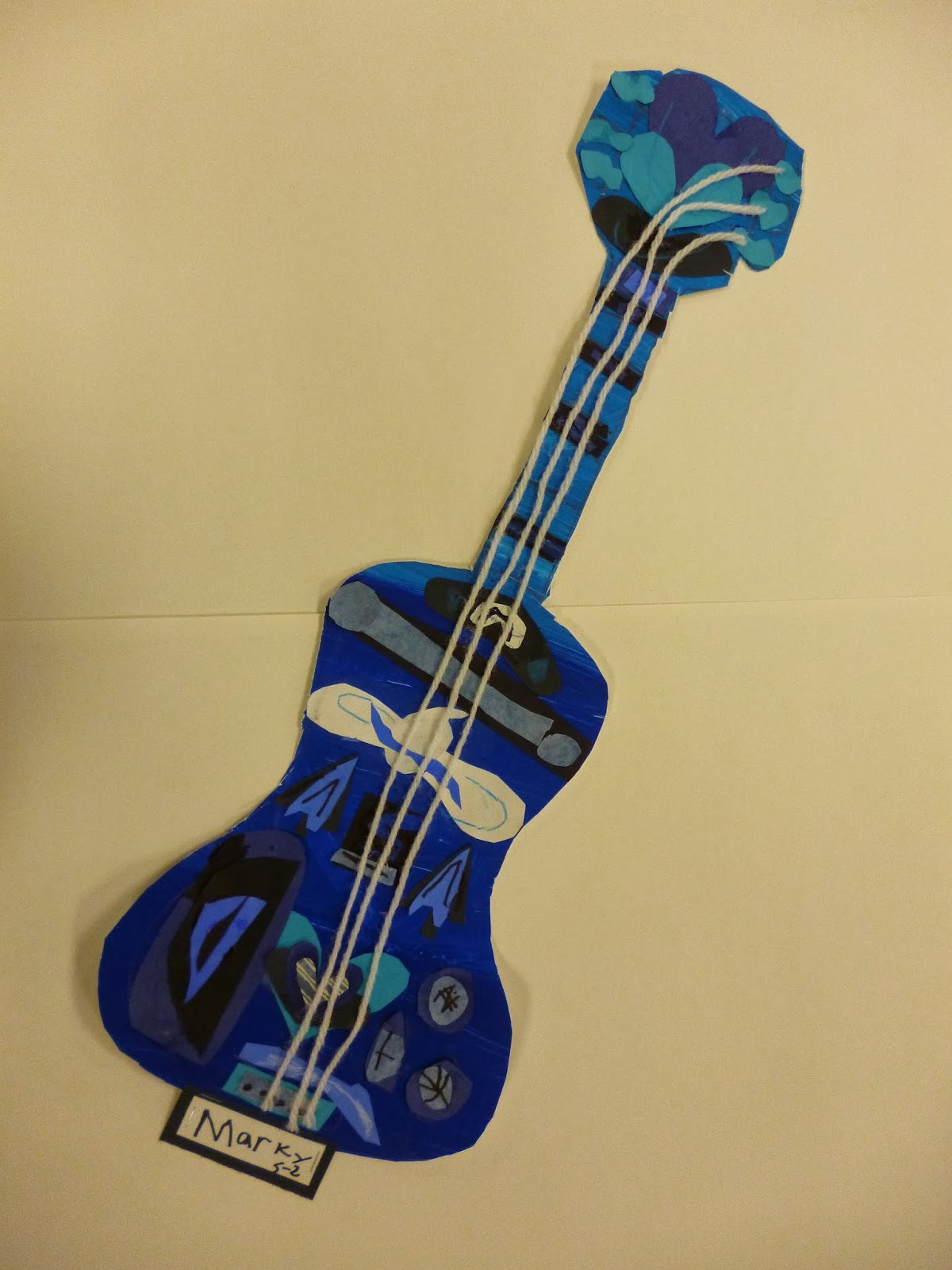 Year Two Picasso Blue Period Guitars