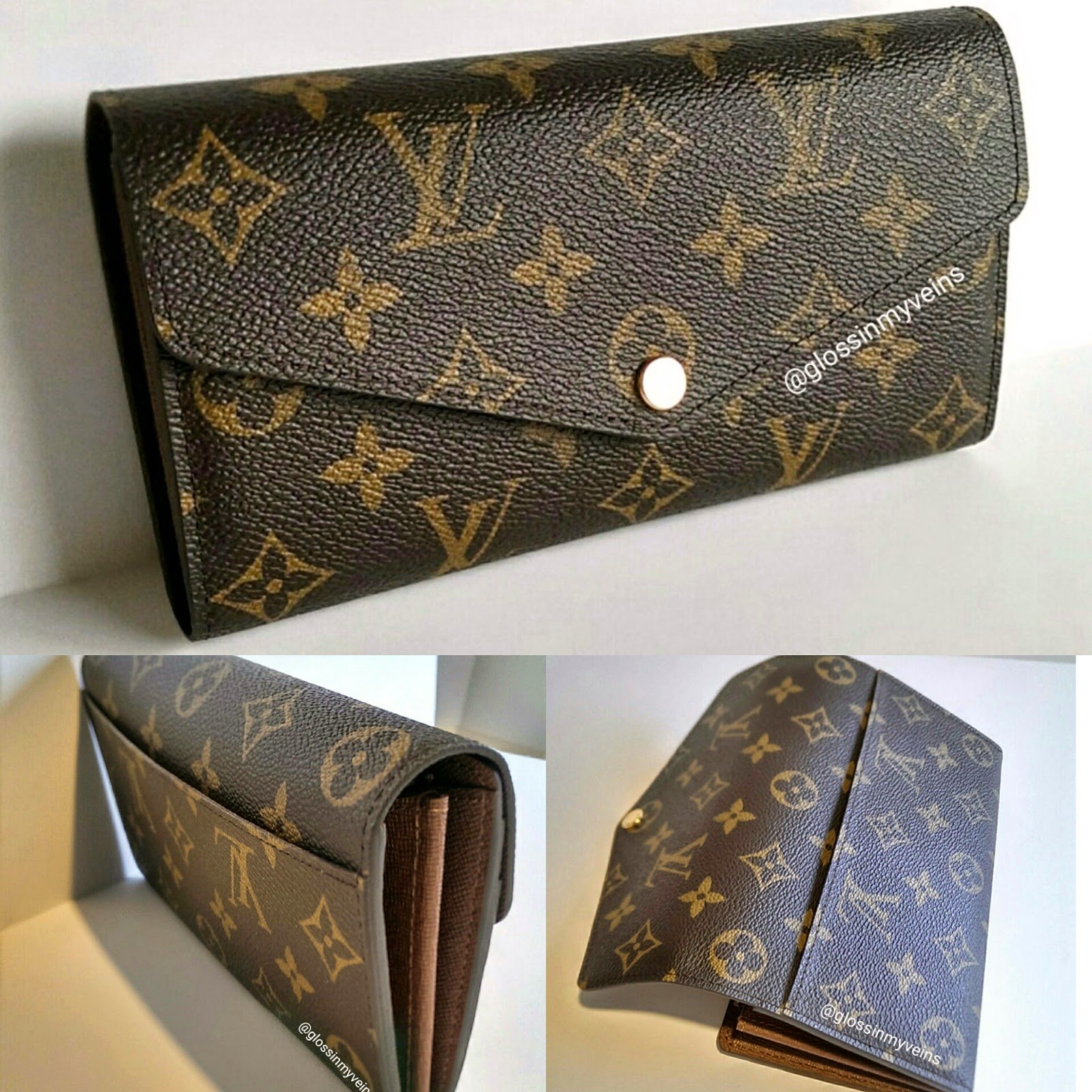 Gloss in my veins: |Review| Louis Vuitton Sarah Wallet (new model)