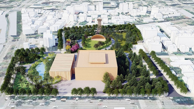 模擬圖 嘉義市圖書館總館園區興建計畫啟動